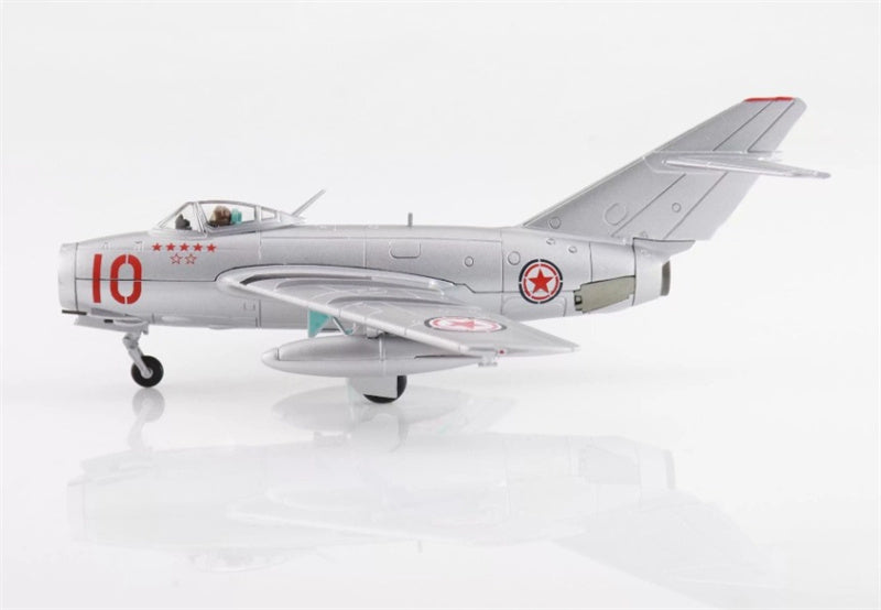 HOBBY MASTER MIG-15bis No.10 Chinese People's Volunteers Air Force 1950s 1:72 Airplane Pre-built Model