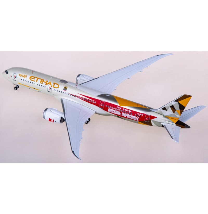 NG Models Etihad Airways Boeing 787-9 A6-BLO 1:400 Aircraft Pre-built  Airliner Model Display