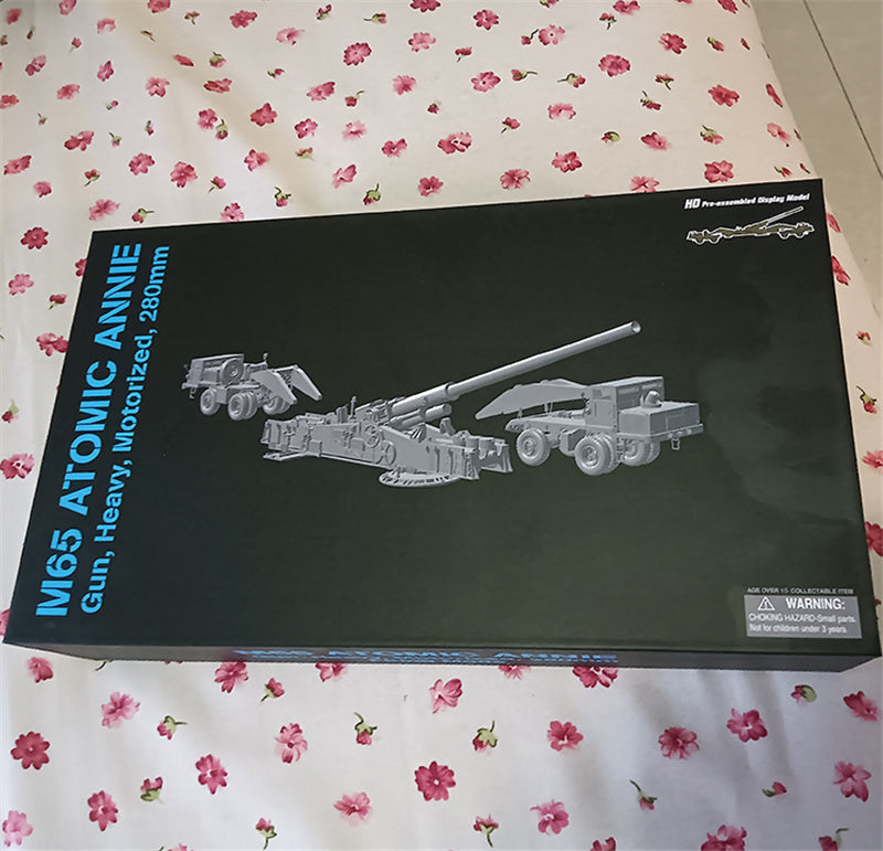Dragon M65 ATOMIC ANNIE Heavy Motorized 280mm Firing Mode 1:72 Tank Pre-built Model