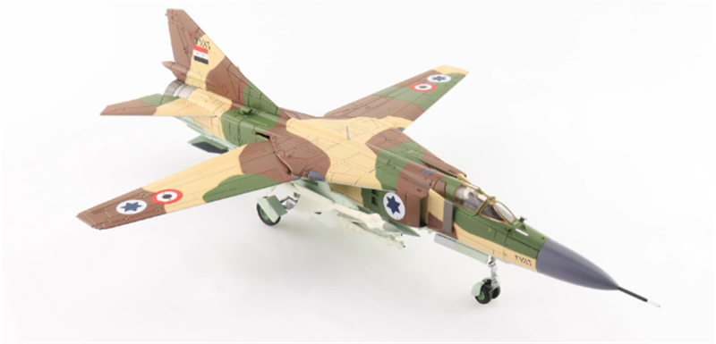 HOBBY MASTER MIG-23ML Flogger 2786 Israeli Air Force 1990s "defection plane of Maj. Adul Bassem of Syria AF" 1:72 Aircraft Pre-built Model