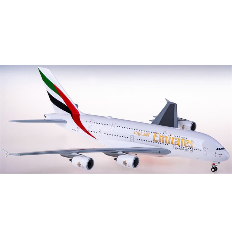 Herpa Emirates Airbus A380-800 A6-EVN 1:200 Aircraft Pre-built  Airliner Model Display