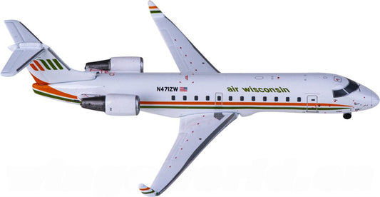 Geminijets Air Wisconsin Bombardier CRJ200LR N471ZW 1:400 Diecast Model view 1