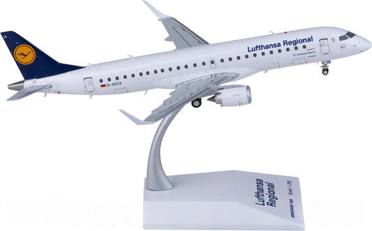 JC Wings Lufthansa Embraer ERJ-190LR D-AECA 1:200 Diecast Model view 1