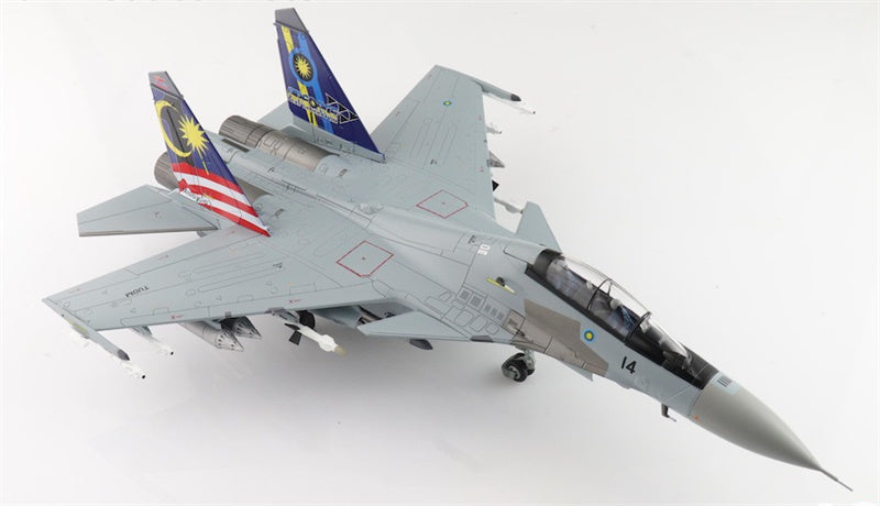 HOBBY MASTER Sukhoi SU30MKM Flanker M52-14 TUDM LIMA 2013 Malaysia 1:72 Aircraft Pre-built Model