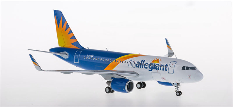 Geminijets Allegiant for Airbus A319 N319NV 1:200 Airplane Pre-built  Airliner Model Display