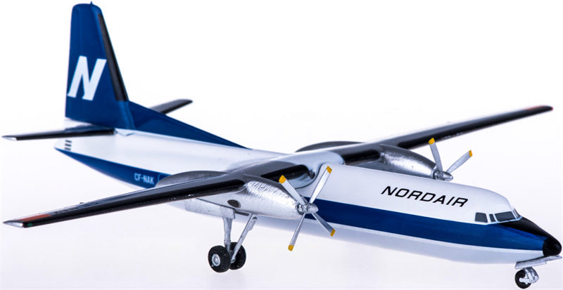 AeroClassics Nordair Fokker F-27 CF-NAK 1:200 Diecast Model view 1