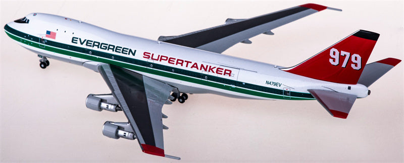 BigBird400 Evergreen Boeing 747-100 N479EV Supertanker 1:400 Diecast Model view 3