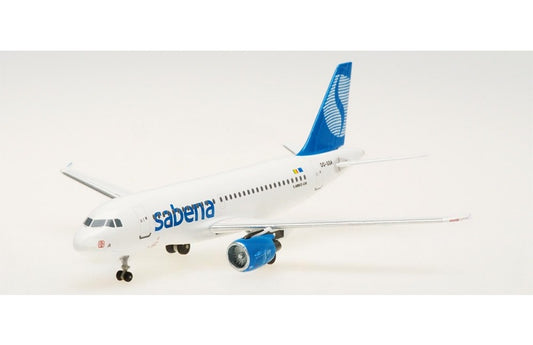 AeroClassics Sabena Airbus A319 OO-SSA 1:400 Aircraft Pre-built  Airliner Model Display