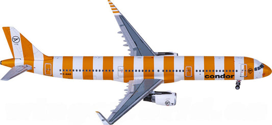 NGモデルズ コンドル エアバスA321 D-AIAD 1:400 飛行機 組み立て済み旅客機モデル ディスプレイ