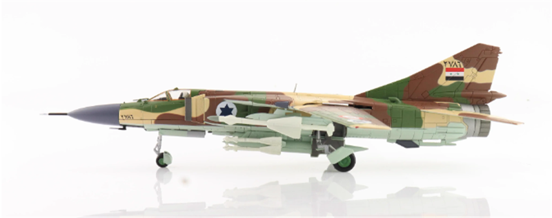 HOBBY MASTER MIG-23ML Flogger 2786 Israeli Air Force 1990s "defection plane of Maj. Adul Bassem of Syria AF" 1:72 Aircraft Pre-built Model