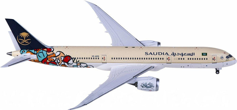 NG Models Saudia Boeing 787-9 HZ-AR13 1:400 Diecast Model view 2