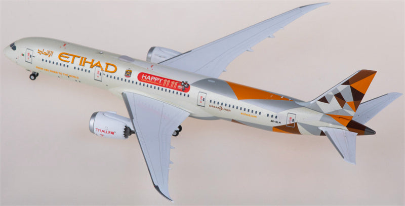 NG Models Etihad Airways Boeing 787-9 Dreamliner A6-BLM 1:400 Diecast Model view 4