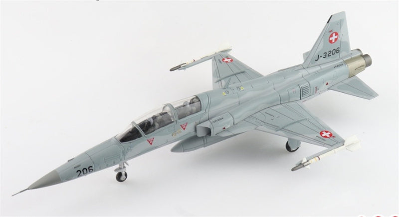 Hobby Master F-5F Tiger II J-3206 Staffel 6 Swiss Air Force 1:72 Airplane Pre-built Model