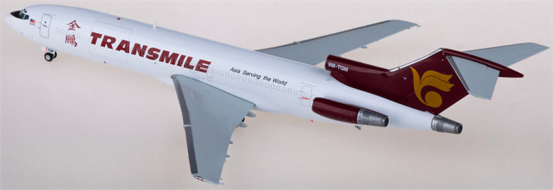 JC Wings Transmile Air Services Boeing 727-200F 9M-TGM 1:200 Diecast Model view 2