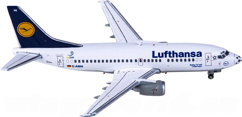 JC Wings Lufthansa Boeing 737-500 D-ABIN 1:400 Diecast Model view 2