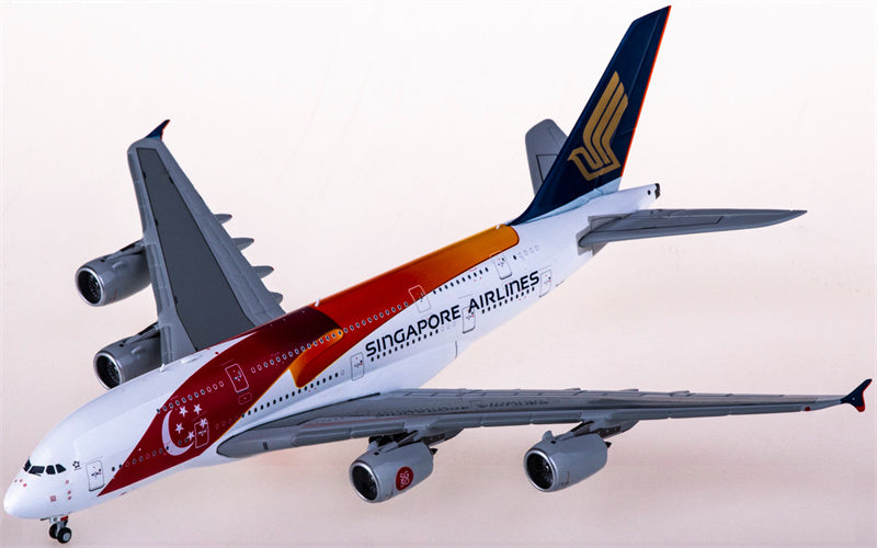JC Wings Singapore Airlines Airbus A380 9V-SKI 1:400 Diecast Model view 4