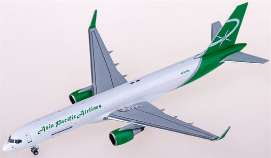 NG Models Asia Pacific Airlines for Boeing 757-200 N757QM 1:400 Airplane Pre-built  Airliner Model Display