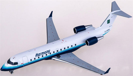 NG Models Harmony Airways for Bombardier CRJ100LR C-FIPX 1:200 Airplan Pre-built  Airliner Model Display