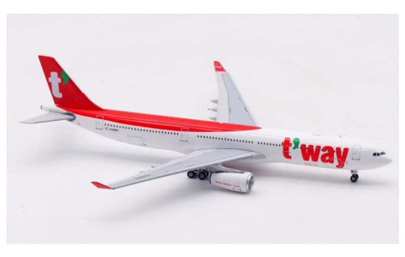 Aviation 1:400 T'way Air A330-300 HL8560  DIECAST Model