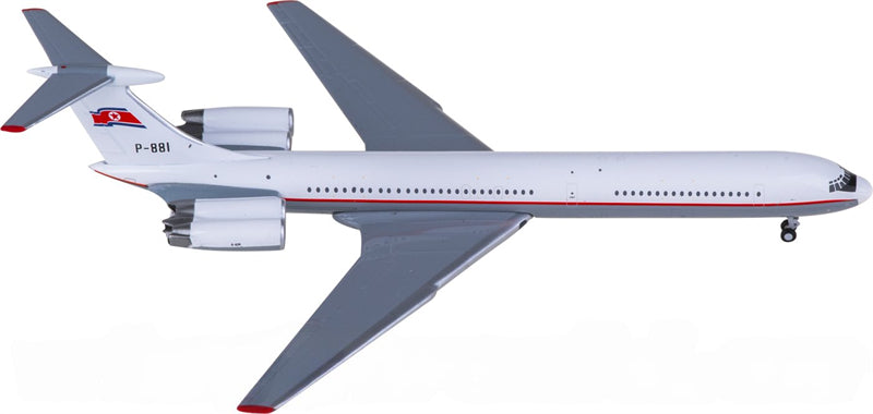 JC Wings Air Koryo Ilyushin IL-62M P-881 1:400 Diecast Model view 1