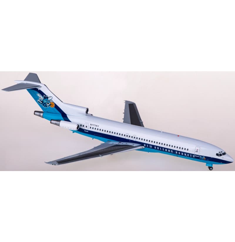 JC Wings New Orleans Pelicans Boeing 727-200 N777KY 1:200 Aircraft Pre-built  Airliner Model Display