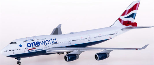 Phoenix British Airways Boeing 747-400 G-CIVZ member of oneworld 1:400 Diecast Model view 1