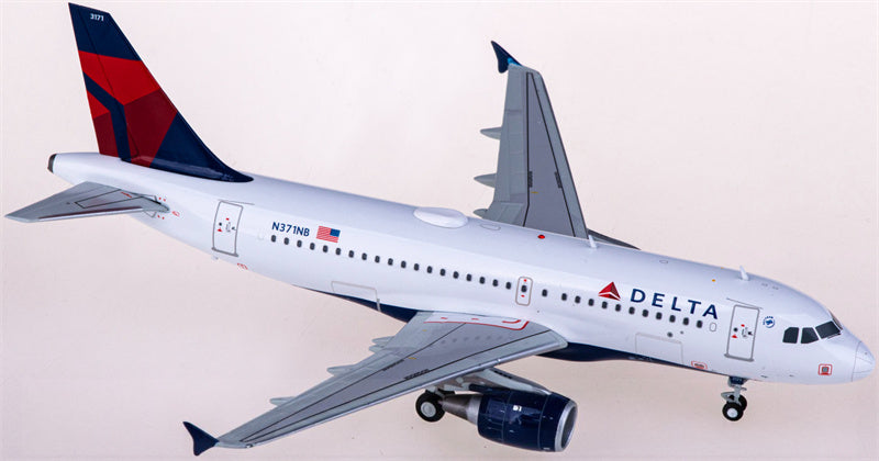 Geminijets Delta Air Lines for Airbus A319 N371NB 1:200 Airplane Pre-built  Airliner Model Display