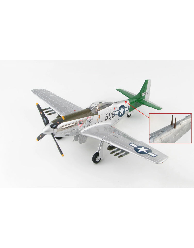 HOBBY MASTER USAAF / Iwo Jima P-51D Mustang Jr.457th FS / 506th FG / 7th AF 1:48 Model 1945  Capt. Abner M. Aust 472551