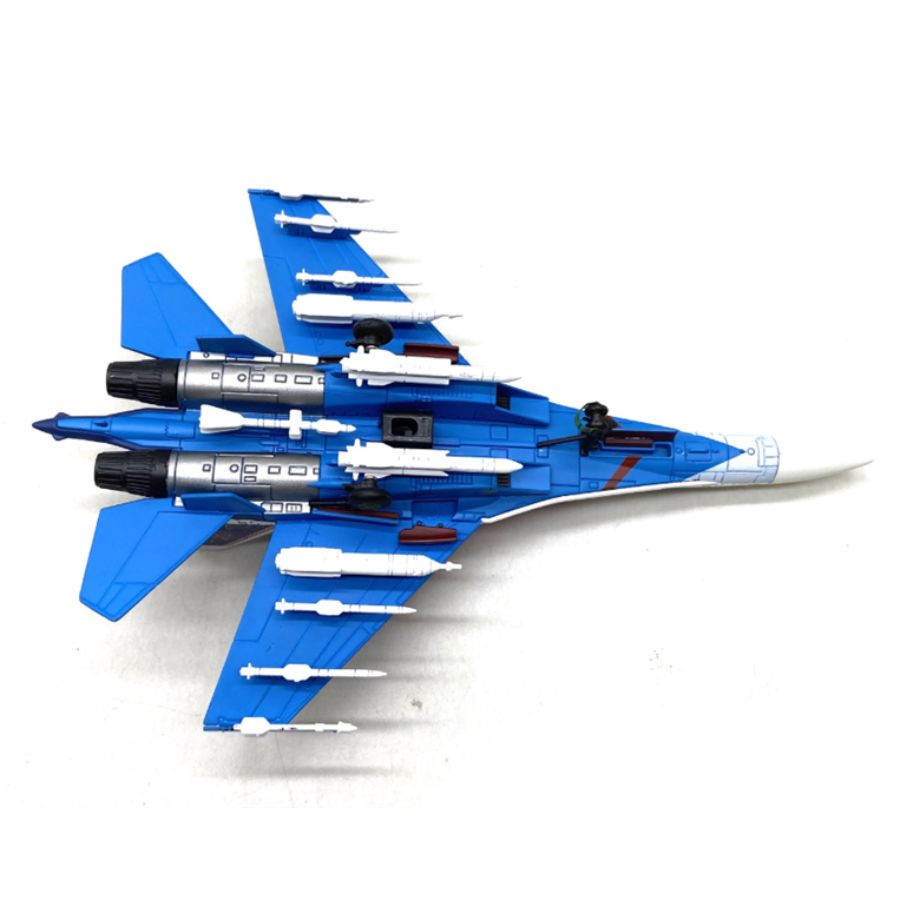 FLOZ Russian Warriors Performance Team Super Flanker SU-35 #55 Performance Aircraft 1:100 Aircraft Pre-built Model