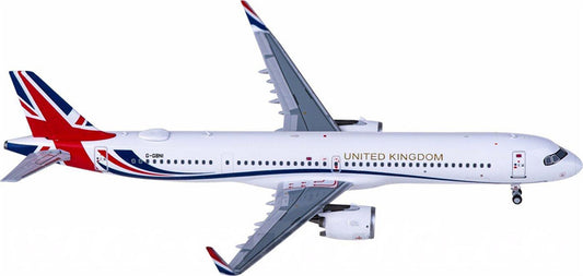 NG Models RAF Airbus A321neo G-GBNI 1:400 Diecast Model view 1