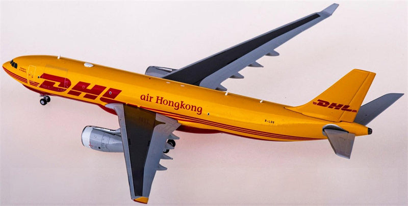 JC Wings Air Hong Kong DHL Airbus A330-200F B-LDS 1:400 Diecast Model view 4