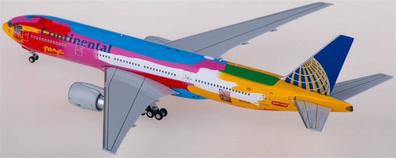 NG Models Continental Airlines Boeing 777-200ER N77014 1:400 Diecast Model view 2