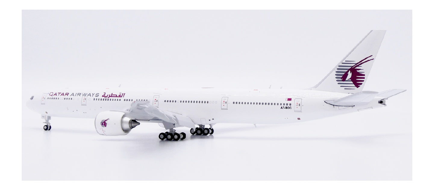JC Wings 1:400 Qatar Airways Boeing 777-300ER A7-BOC Flaps Down DIECAST Model