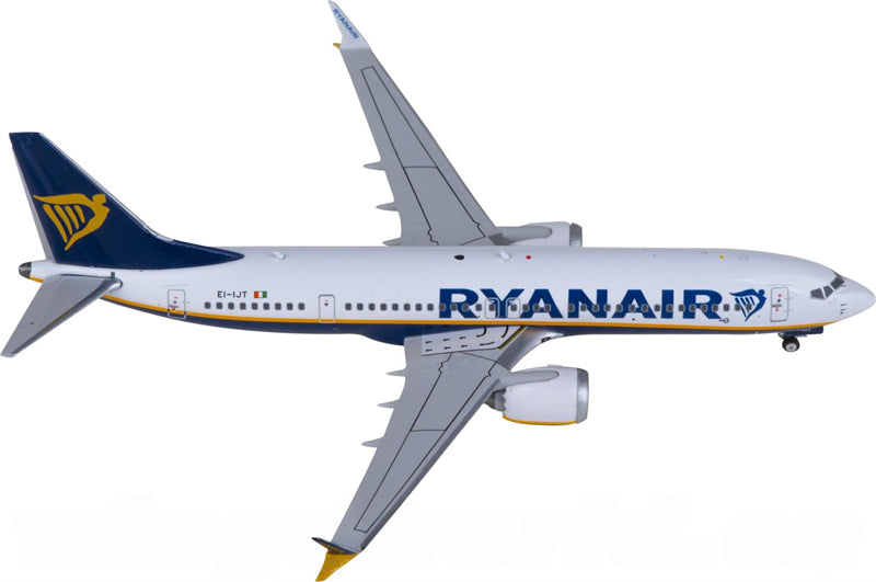 Phoenix Ryanair for Boeing 737 MAX 8 EI-IJT 1:400 Aircraft Pre-built Model