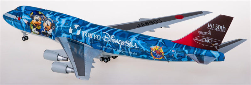 JC Wings Japan Airlines Boeing 747-400D JA8905 1:200 Aircraft Pre-built  Airliner Model Display