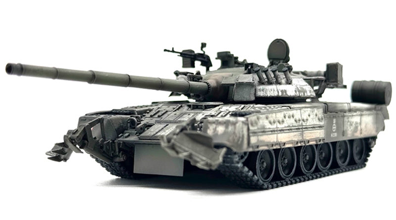 ARTISAN Russian T80U main battle snow w/ mine plow lot of modified parts and etchings 1:72 Tank Pre-built Model