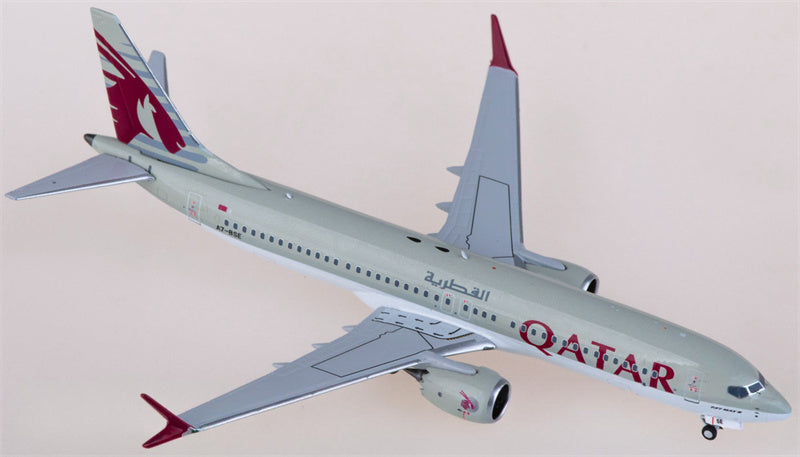 NG Models Qatar Boeing 737 MAX 8 A7-BSE 1:400 Diecast Model view 2