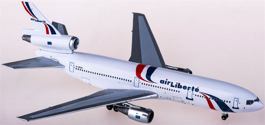 AeroClassics Air Liberte for McDonnell Douglas DC-10-30 F-BPVD 1:400 Airplane Pre-built  Airliner Model Display