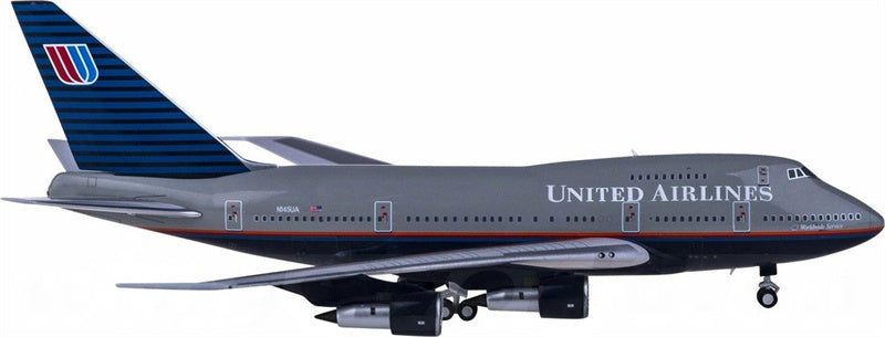 NG Models United Airlines Boeing 747SP N145UA Battleship 1:400 Diecast Model view 2