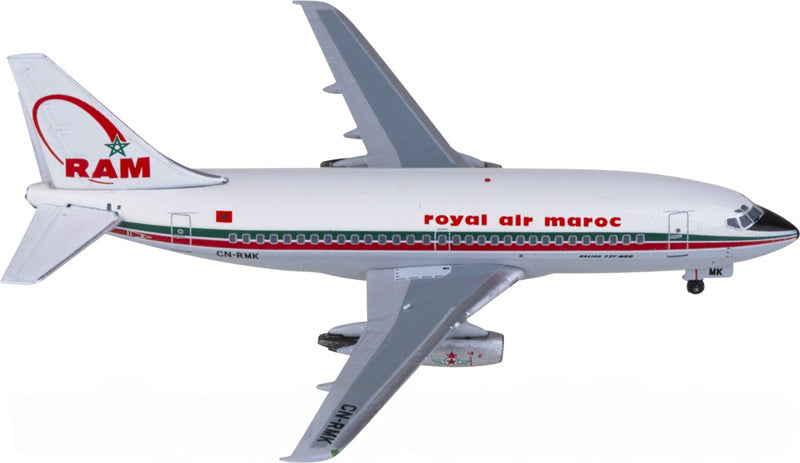 AeroClassics Royal Air Maroc for Boeing 737-200 CN-RMK 1:400 Airplane Pre-built  Airliner Model Display