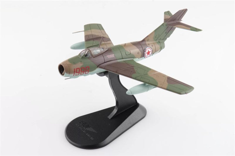 HOBBY MASTER MIG-15bis Red 1998 Maj. Ivanovich Mikhin 518th IAP May 1953 1:72 Airplane Pre-built Model