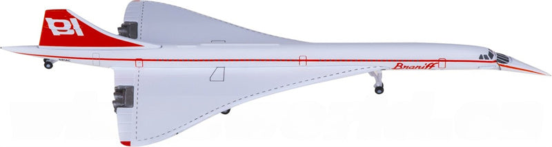Herpa Braniff Concorde N81AC 1:500 Aircraft Pre-built  Airliner Model Display