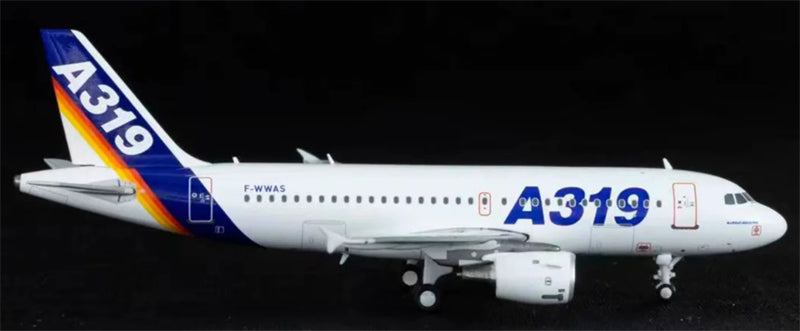 Kylin Model 1:400 Airbus A319 F-WWAS DIECAST Model