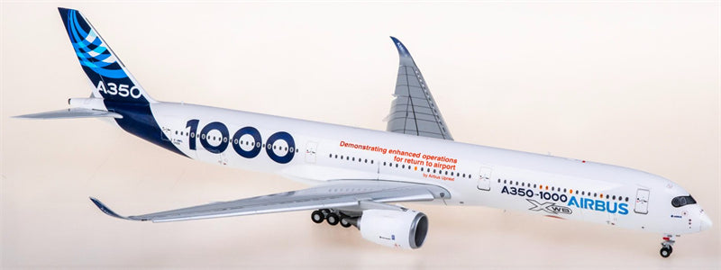 JC Wings 1:200 Airbus A350-1000XWB F-WMIL Flaps down Diecast Model view 2