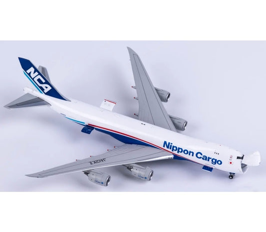 HX Models 1:400 Nippon Cargo Airlines Boeing 747-8F JA12KZ Interactive Series DIECAST Model