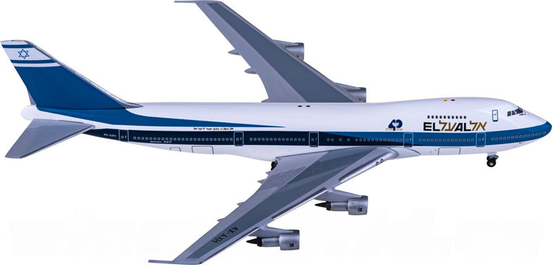AeroClassics El Al Boeing 747-200 4X-AXH 1:400 Diecast Model view 4