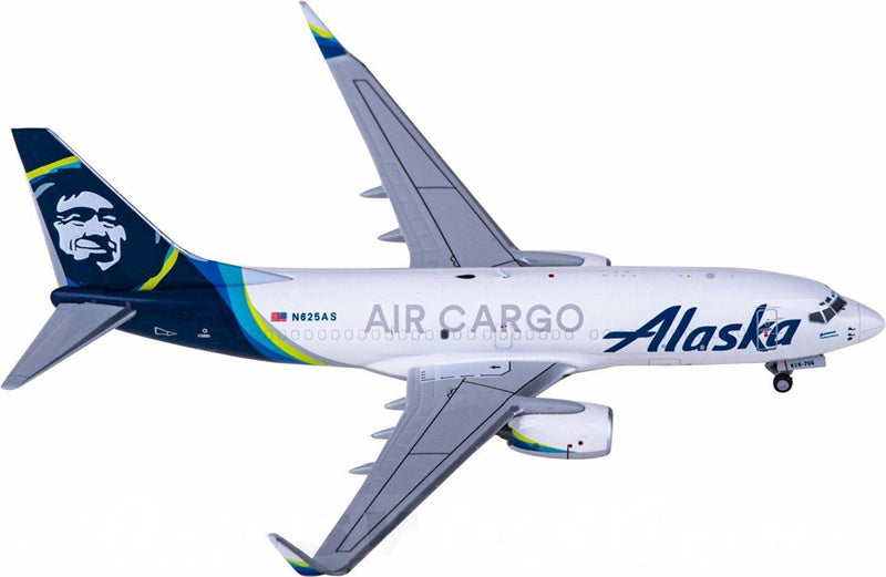 NG Models Alaska Air Cargo Boeing 737-700 N625AS 1:400 Diecast Model view 2
