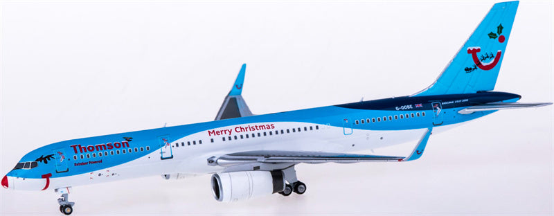 NG Models Thomson Airways Boeing 757-200 G-OOBE Christmas Paint 1:400 Diecast Model view 2