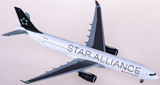 JC Wings Air Canada Airbus A330-300 C-GEGP Star Alliance 1:400 Diecast Model view 1
