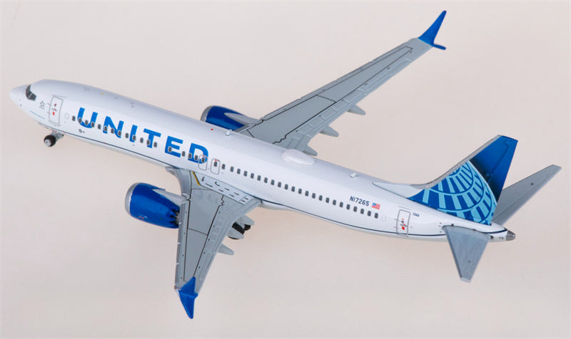 Geminijets United Airlines Boeing 737 MAX 8 N17265 1:400 Diecast Model view 2